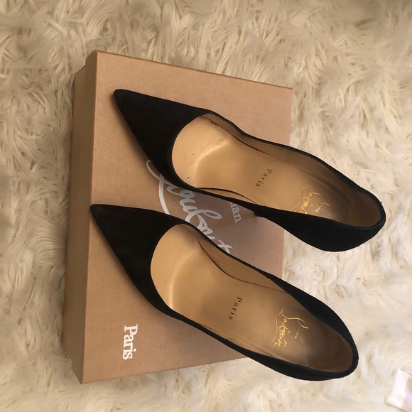 💯 Authentic Christian Louboutin So Kate Black Suede 120 ❤️Receipt Included❤️ - Picture 2 of 5